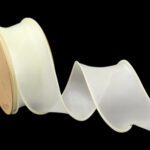 FITA ORGANZA ONDULADA 4.5CMX10MT COR:CREME