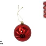 CONJ.16 BOLAS NATAL 5CM COR:VERMELHO