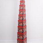 CONJ.10 CAIXAS PAPEL NATAL