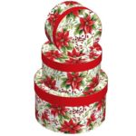 CONJ.3 CAIXAS PAPEL REDONDAS