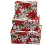 CONJ.3 CAIXAS PAPEL RETANGULARES