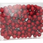 CONJ.144 BOLAS C/PICO COR: VERMELHO