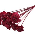 ROSA DE PINHEIRO 10UNID COR:ROSA