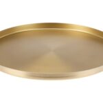 PRATO AÇO INOXIDAVEL COR:DOURADO