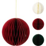 BOLA PAPEL 25CM COR SORTIDAS