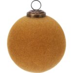 BOLA NATAL 10CM COR:OURO