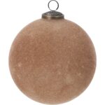 BOLA NATAL 15CM COR:FERRUGEM