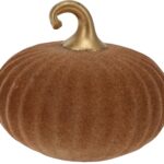 ABOBORA VIDRO FLOCADA COR:FERRUGEM