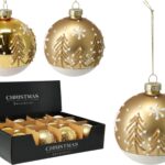 BOLA NATAL VIDRO 8CM