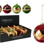 BOLA NATAL VIDRO 8CM