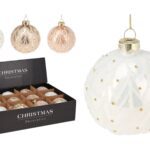 BOLA NATAL VIDRO 8CM