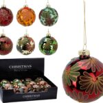 BOLA NATAL VIDRO 8CM