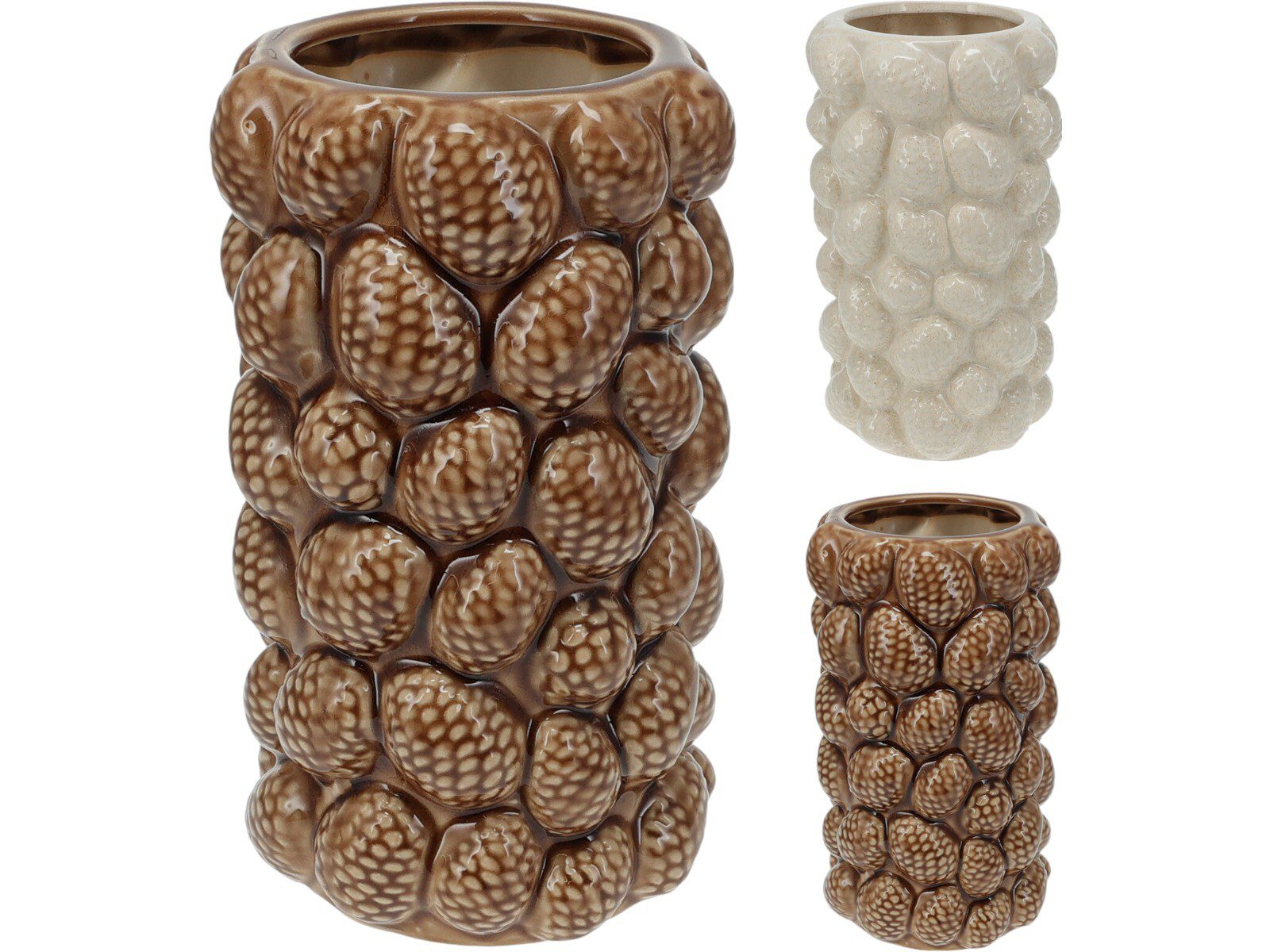 APF670060_COMPOSITION_001_ JARRA CERAMICA PINHAS COR:SORTIDAS - Image 1