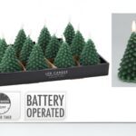 ARVORE LED PILHA AAA COR:VERDE