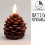 PINHA LED PILHA CR2032 COR:CASTANHO