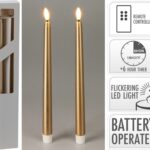 CONJ.2 VELAS PLASTICO ELETRONICAS AAA COR:DOURADO