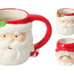 CANECA CERAMICA FIGURA NATAL