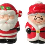 CONJUNTO DE SAL E PIMENTA NATAL CERAMICA