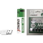 PILHAS AAA RECARREGAVEIS USD CONJ.4