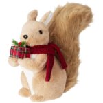 FIGURA ESQUILO C/PRENDA EM PE