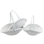 CONJ.3 CESTAS C/ASA COR:BRANCO