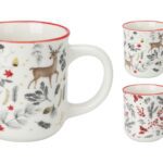 CANECA PORCELANA MOTIVOS NATAL 200ML