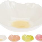 PRATO VIDRO FLOR COR:SORTIDAS