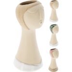 FIGURA LADY CERAMICA C/FURO COR:SORTIDAS