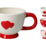 TIGELA CERAMICA C/CORACAO COR:SORTIDAS