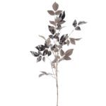ARTIFICIAL- PE FOLHAGEM ROSAS COR:PRATA
