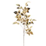 ARTIFICIAL- PE FOLHAGEM ROSAS COR:DOURADO