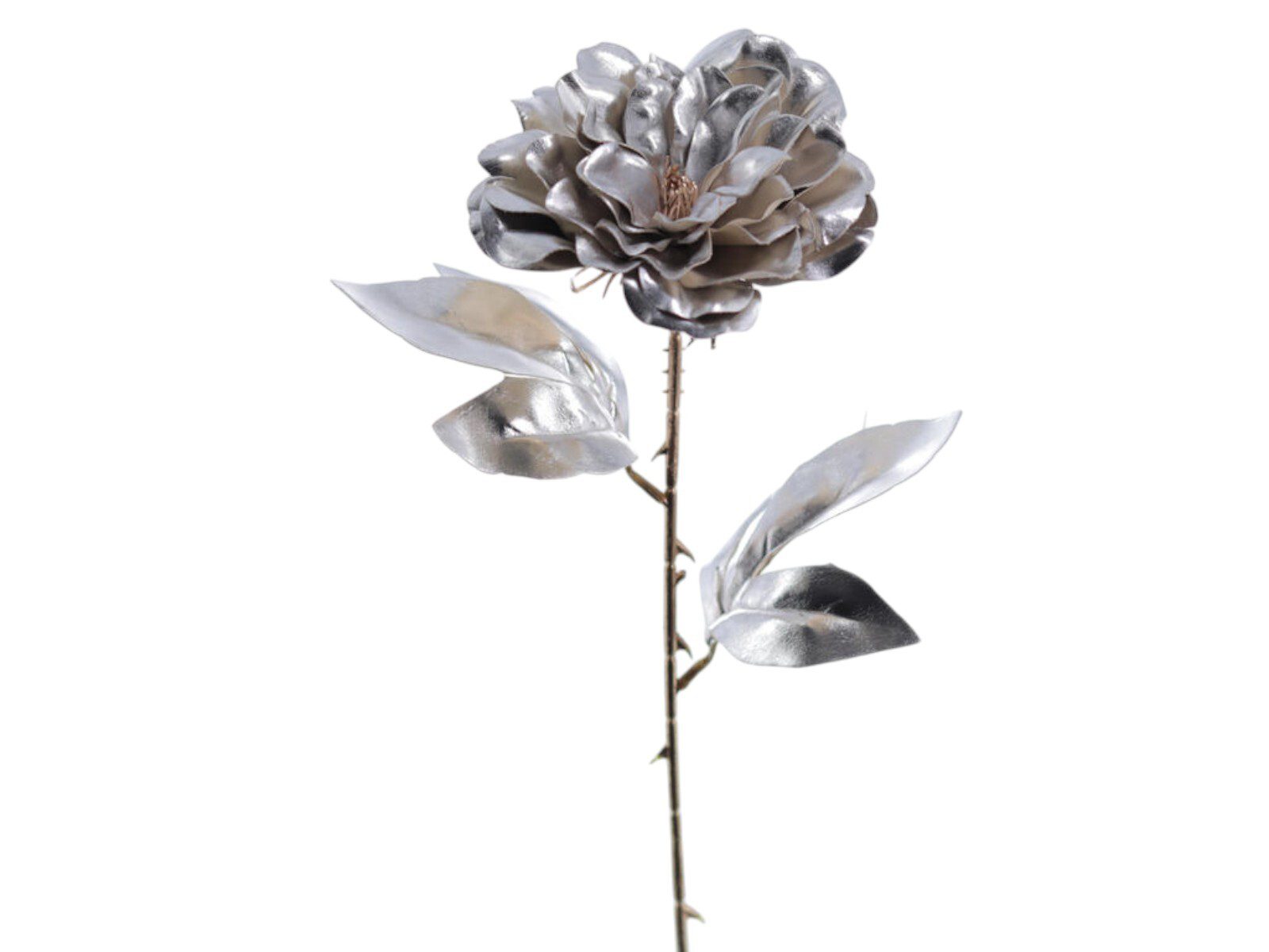 8005-49 ARTIFICIAL- PE PEONIA COR:PRATA - Image 1