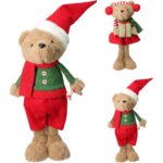 URSO NATAL EM PE PELUCHE