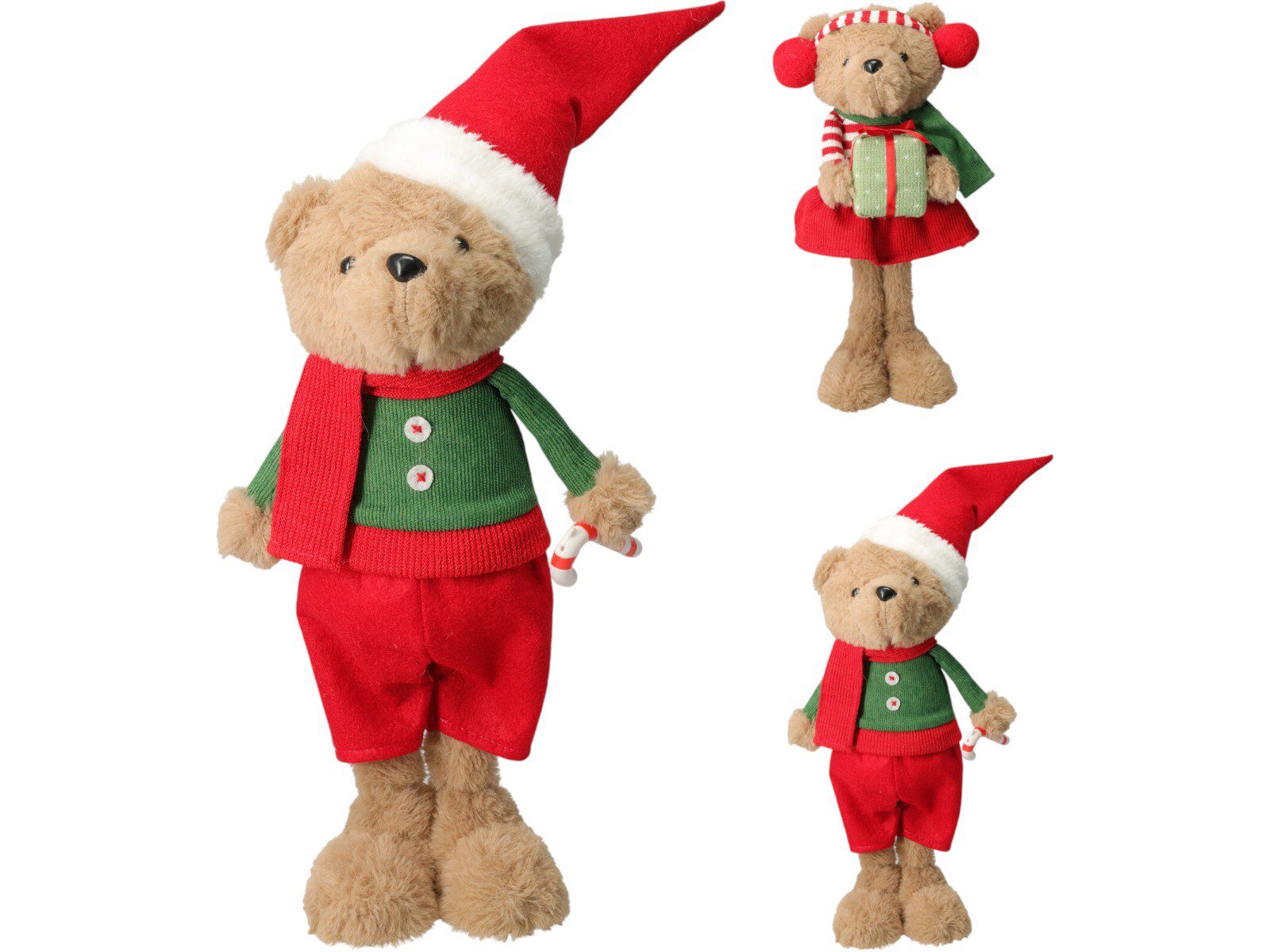 ANT002050_COMPOSITION_001_ URSO NATAL EM PE PELUCHE - Image 1