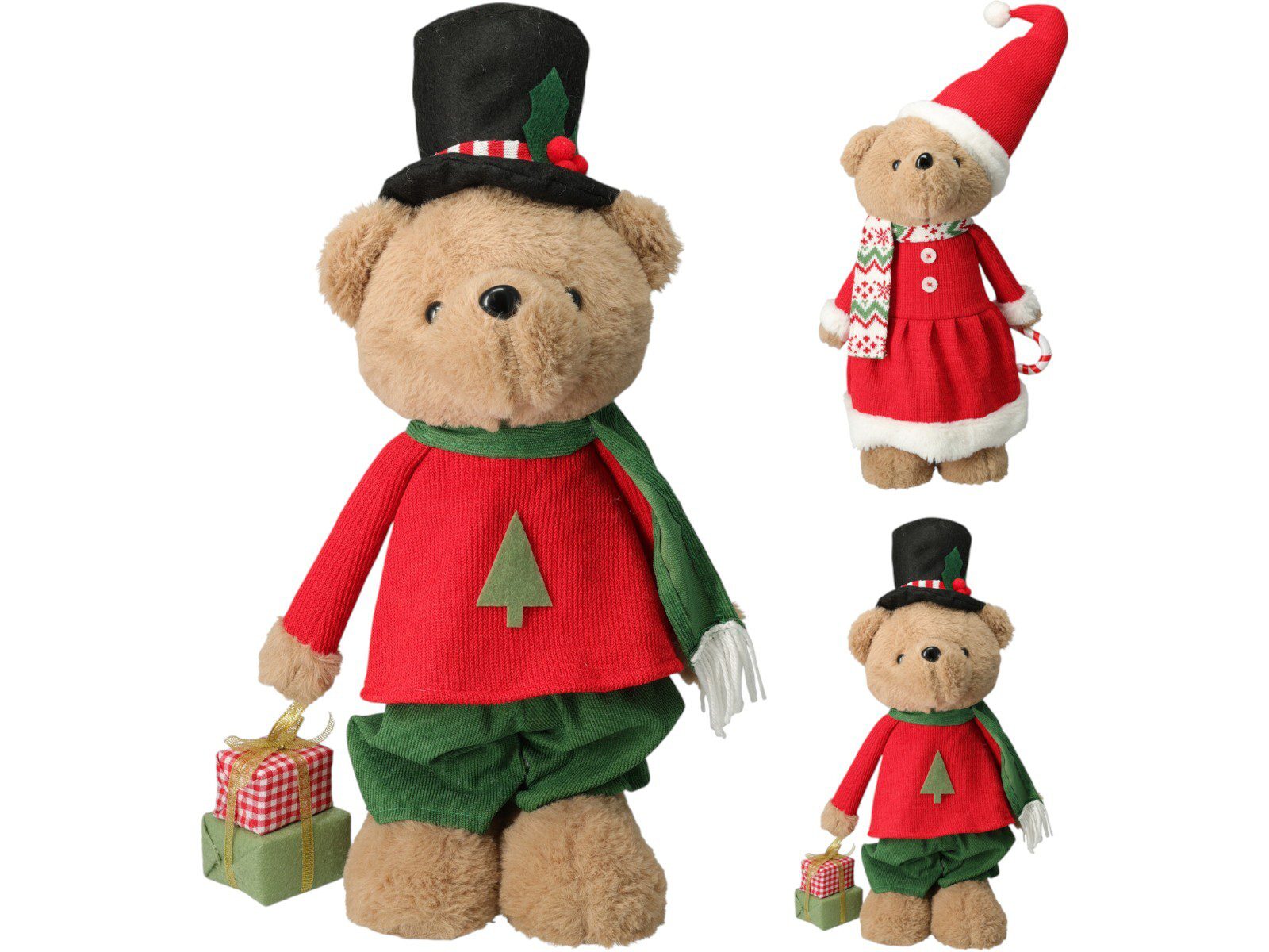 ANT002060_COMPOSITION_001_ URSO NATAL EM PE PELUCHE - Image 1