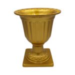 CERAMICA- CALICE C/PE COR:OURO