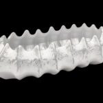 CERAMICA-FLOREIRA BICOS RECT. COR:BRANCO/PRATA