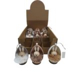 COELHO DECORATIVO C/OVO COR:SORTIDAS