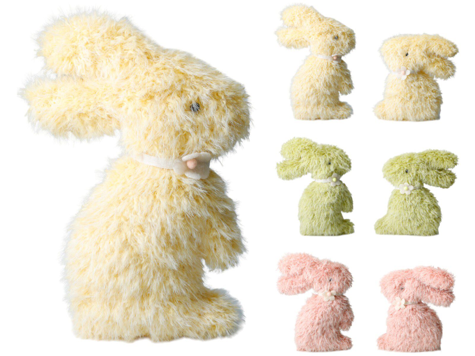 GR8001650_COMPOSITION_001_ COELHO PELUCHE C/BASE MADEIRA COR:SORTIDAS - Image 1