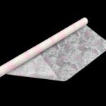 CELOFANE TRANSLUCIDO ROLO 70CMX25MT COR:BRANCO/ROSA