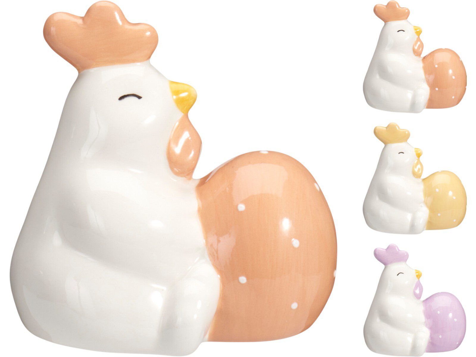 PPF000200_COMPOSITION_001_ GALINHA C/OVO CERAMICA COR:SORTIDAS - Image 1