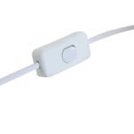 CANDEEIRO CERAMICA COR:BRANCO