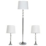 CONJ.3 CANDEEIROS CRISTAL