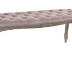 BANQUETA MADEIRA POLIESTER