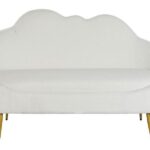 SOFA POLIESTER+METAL COR:BRANCO