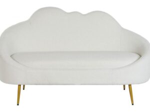 SOFA POLIESTER+METAL COR:BRANCO