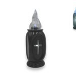 CANDEEIRO ELETRONICO PLASTICO C/PILHA AA COR:PRETO