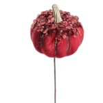 PICO C/ABOBORA VELUDO COR:VERMELHO