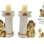 MARFINITE- ANJO C/COLUNA C/LUZ