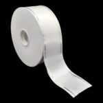 FITA PLASTICO C/FIO PRATA 5CMX100MT COR:BRANCO